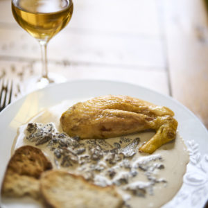 Poulet au vin Jaune et morilles de la Cocotte Made in Franche-Comté